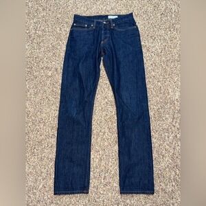 Gustin Men's California Slim Salvage Denim Jeans‎ Size 31 Blue Denim button fly